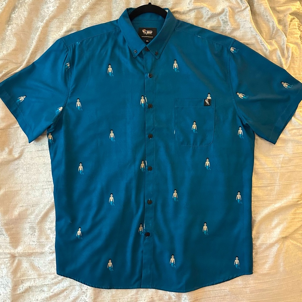 Zoolander Merman Men’s Button Up Shirt